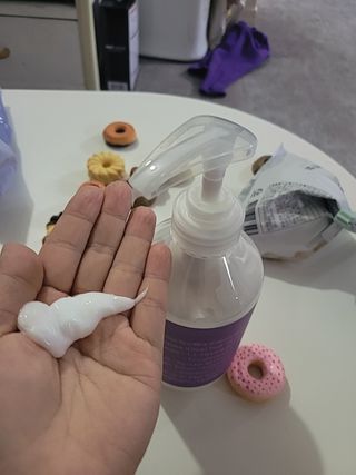 빅그린 베이비라인 3종세트 - 샴푸앤바디워시500ml,올인원로션500ml,바디크림170ml — 5점을 준 리뷰어가 2022년 11월 올린 사용 사진