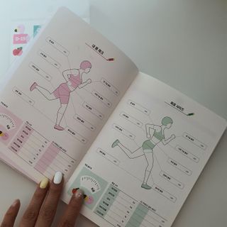 리훈 하밍이와 함께하는 숨은라인찾기 다이어트 플래너 — 5점을 준 리뷰어가 2021년 4월 올린 사용 사진