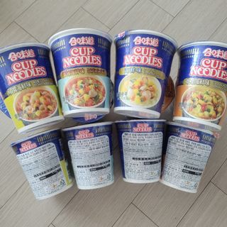 NISSIN 닛신 컵누들  4종 - 씨푸드오리지날, 씨푸드 스파이시, 씨푸드 커리, 씨푸드 XO소스 — 4점을 준 리뷰어가 2022년 2월 올린 사용 사진