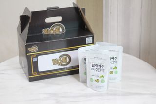 참유원 특허제조 활력 여주진액 여주즙 50포 — 5점을 준 리뷰어가 2022년 1월 올린 사용 사진