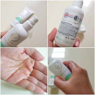 mom e 맘이 내추럴 베이비 케어 크림+바디오일 — 4점을 준 리뷰어가 2021년 1월 올린 사용 사진