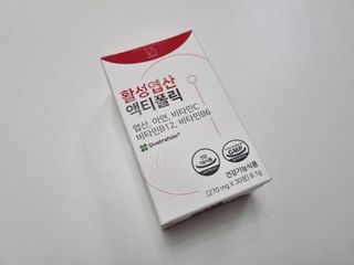 [리노브] 4세대 활성엽산 액티폴릭 270mg x 30정 — 5점을 준 리뷰어가 2022년 8월 올린 사용 사진