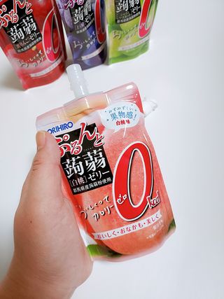 ORIHIRO 오리히로 곤약젤리 제로칼로리 130g 4종 4팩(맛별로 1팩씩) — 5점을 준 리뷰어가 2023년 1월 올린 사용 사진