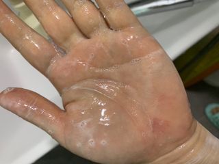 (구패키지)카프리나 프레쉬 산양밀크 어메이징 바디워시 500ml(오리지널향) — 5점을 준 리뷰어가 2023년 2월 올린 사용 사진