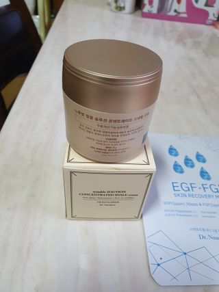 Dr.느루벗 느루벗 링클 솔루션 콘센트레이트 스네일 탄력 달팽이 크림 80g — 5점을 준 리뷰어가 2021년 4월 올린 사용 사진