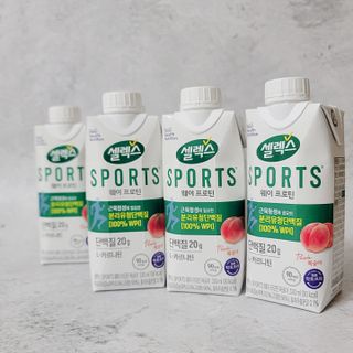 셀렉스스포츠 셀렉스 스포츠 웨이 프로틴 복숭아_ 330ml x 12팩 — 5점을 준 리뷰어가 2021년 10월 올린 사용 사진