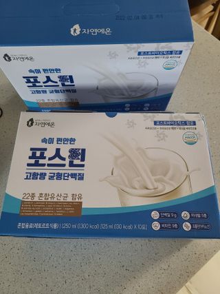 자연에온 마시는 프로틴 고함량 균형단백질 음료 포스틴 125ml 10개입 1BOX — 5점을 준 리뷰어가 2021년 3월 올린 사용 사진