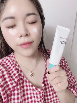 리더스코스메틱 리더스 카밍 바이오틱스 크림 마스크 — 5점을 준 리뷰어가 2021년 5월 올린 사용 사진