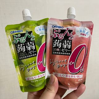 ORIHIRO 오리히로 곤약젤리 제로칼로리 130g 4종 4팩(맛별로 1팩씩) — 5점을 준 리뷰어가 2023년 1월 올린 사용 사진