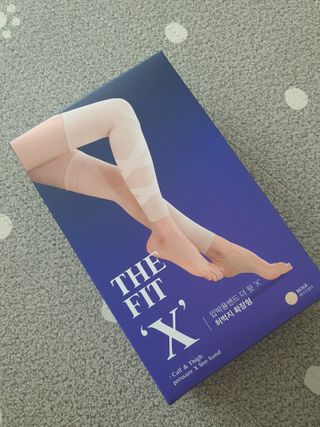 땡스마이레그 더핏X 압박밴드 허벅지확장형 — 4점을 준 리뷰어가 2022년 8월 올린 사용 사진