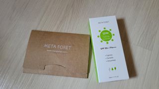 메타포레 12PM  카밍 선스크린 — 5점을 준 리뷰어가 2021년 8월 올린 사용 사진