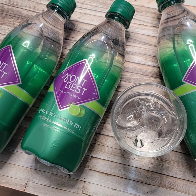 Montbest with Sparkling water Lime20병 리뷰 사진