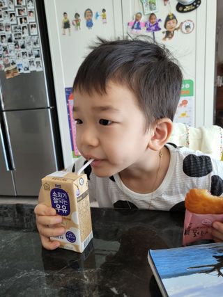 소화가 잘되는 우유 국산 5곡 미숫가루 — 5점을 준 리뷰어가 2021년 9월 올린 사용 사진