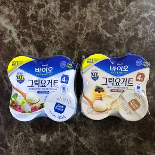 매일바이오 그릭요거트 오리지널 플레인 4개, 로스터리 커피믹스 4개 — 4점을 준 리뷰어가 2021년 12월 올린 사용 사진