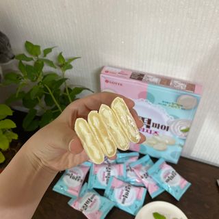 롯데제과 찰떡파이 크림치즈 — 3.5점을 준 리뷰어가 2021년 6월 올린 사용 사진