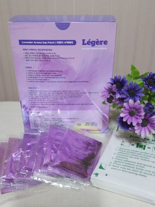 [레제르] 아로마 수액패치 발패치 30매입 -라벤더향/유칼립투스향/대나무향 — 5점을 준 리뷰어가 2022년 11월 올린 사용 사진
