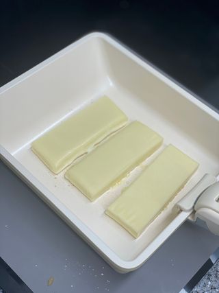 앙투어솔레 아일랜드 구워먹는 치즈 100 자연 치즈 와인안주 300g(100g x 3팩) — 5점을 준 리뷰어가 2022년 7월 올린 사용 사진