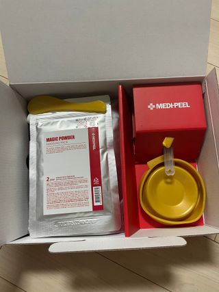 메디필 레드 락토 콜라겐 모델링 팩 — 5점을 준 리뷰어가 2021년 3월 올린 사용 사진