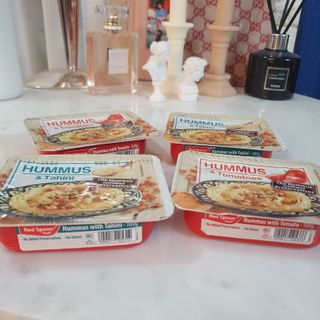 [유픽]간편하게 즐기는 고단백 상온보관 후무스 2종, 총 4개 토마토맛/타히니맛[올리브맛 제외] — 5점을 준 리뷰어가 2021년 2월 올린 사용 사진