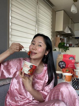 프리 [요리궁리] 타입 B (매콤,치즈,매콤까르보) 꽃떡볶이 6개입 세트 — 5점을 준 리뷰어가 2024년 12월 올린 사용 사진