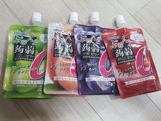 ORIHIRO 오리히로 곤약젤리 제로칼로리 130g 4종 4팩(맛별로 1팩씩) — 5점을 준 리뷰어가 2023년 1월 올린 사용 사진
