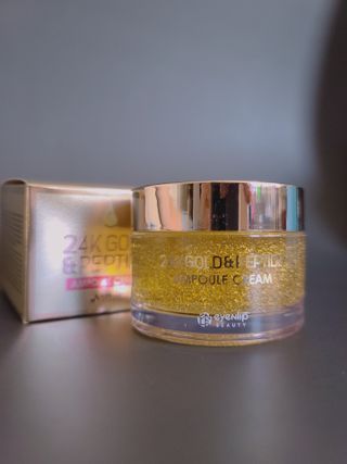 아이앤립 / EYENLIP 아이앤립 24K 골드 N 펩타이드 앰플 크림 — 5점을 준 리뷰어가 2021년 4월 올린 사용 사진