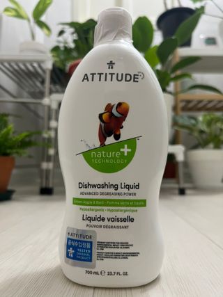 에티튜드 천연 주방세제 그린애플앤바질 향 700ml 1종 주방세제 EWG올그린 순한 비건 세제 — 4.5점을 준 리뷰어가 2022년 10월 올린 사용 사진