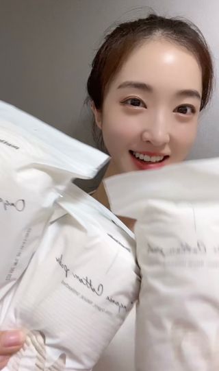 디어엘로디 무표백 021패드  12개세트 — 5점을 준 리뷰어가 2022년 9월 올린 사용 사진