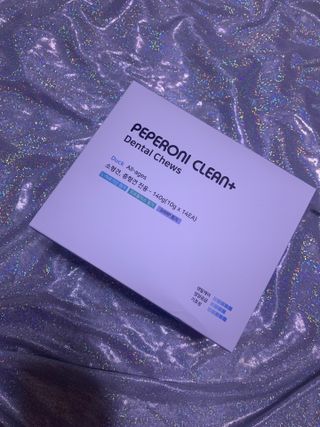 페페로니 클린플러스 덴탈오리껌 10g x 14p — 5점을 준 리뷰어가 2021년 7월 올린 사용 사진