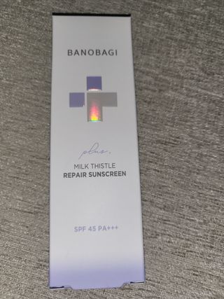 바노바기 코스메틱 바노바기 밀크씨슬 리페어 시카 선스크린 플러스 50ml — 5점을 준 리뷰어가 2023년 3월 올린 사용 사진