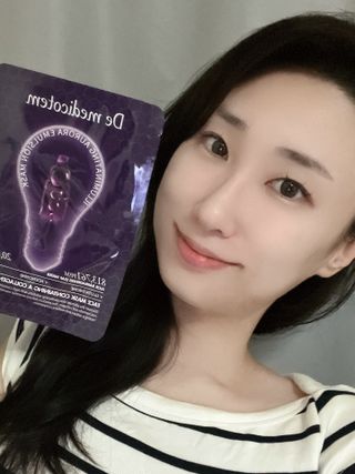 더메디코템 일루미네이팅 오로라 에멀젼마스크 — 5점을 준 리뷰어가 2025년 6월 올린 사용 사진