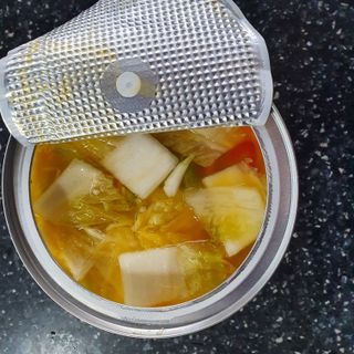 셰프애찬 단호박 백김치 1kg — 5점을 준 리뷰어가 2022년 10월 올린 사용 사진
