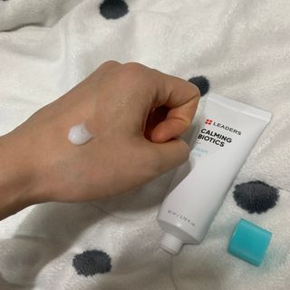 리더스코스메틱 리더스 카밍 바이오틱스 크림 마스크 — 4.5점을 준 리뷰어가 2021년 4월 올린 사용 사진