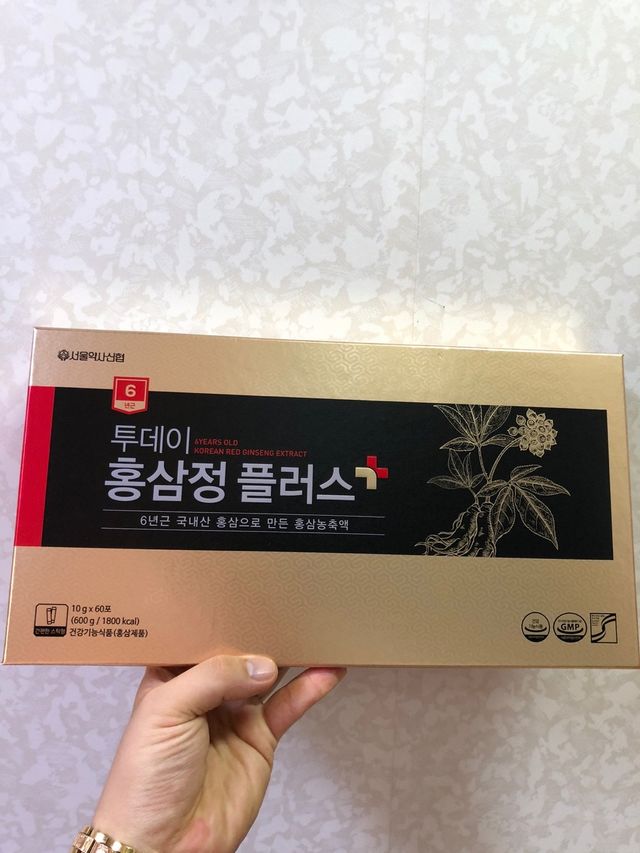 서울약사신협_투데이홍삼정플러스스틱_10g x 60포 리뷰 사진