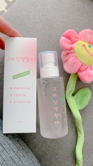 [시카앰플] 묘오한 고마진정할때 진정 스프레이 앰플 150ml — 3점을 준 리뷰어가 2021년 3월 올린 사용 사진