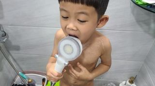바디빔 더블클린 비타 샤워기 — 5점을 준 리뷰어가 2021년 11월 올린 사용 사진