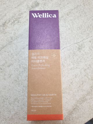 웰리카_V CARE 웰리카 락토 리프레싱 이너클렌저 — 5점을 준 리뷰어가 2021년 1월 올린 사용 사진