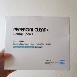 페페로니 클린플러스 덴탈오리껌 10g x 14p — 5점을 준 리뷰어가 2021년 7월 올린 사용 사진
