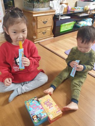다나음 셀렌에 빠진 아연면역젤리 열대과일맛+사과맛 — 5점을 준 리뷰어가 2021년 3월 올린 사용 사진