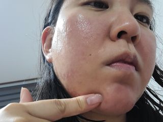 [녹산] 그린 솔루션 멀티 수분 앰플 + 그린 솔루션 멀티 수분크림 — 5점을 준 리뷰어가 2022년 10월 올린 사용 사진