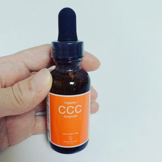 더마 사이언스 비타민 CCC 앰플 기미 브라이트닝 세럼 30ml — 4점을 준 리뷰어가 2021년 8월 올린 사용 사진