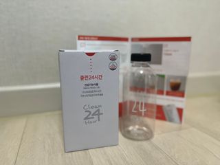 클린24시간 1BOX(5포) + 전용보틀(500ml) — 5점을 준 리뷰어가 2023년 2월 올린 사용 사진
