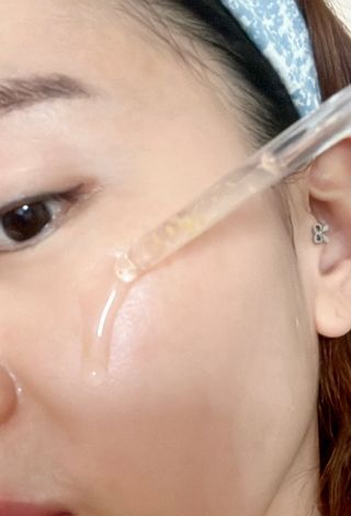 에센느 닥터 멜라닌 화이트닝 앰플 — 5점을 준 리뷰어가 2023년 4월 올린 사용 사진