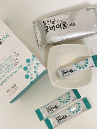 프리마인 유산균 국가지정연구소 선정, 살아있는 생유산균 200억 마리의 힘. 유산균n굿바이옴플러스 — 5점을 준 리뷰어가 2021년 9월 올린 사용 사진