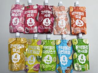 참앤들황토농원 10가지 맛, 입맛대로 스페셜하게~ 가볍게 한 포 땡! 곤약젤리 스페셜 패키지 130ml x 30포 — 4점을 준 리뷰어가 2022년 12월 올린 사용 사진