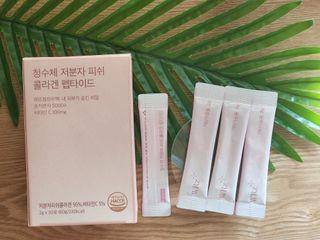 방방곳곳 청수체 콜라겐 — 3.5점을 준 리뷰어가 2022년 3월 올린 사용 사진