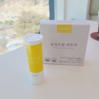 [슬림드랍 레몬맛] 건기식 다이어트 보조제 겸 비타민 — 5점을 준 리뷰어가 2022년 1월 올린 사용 사진