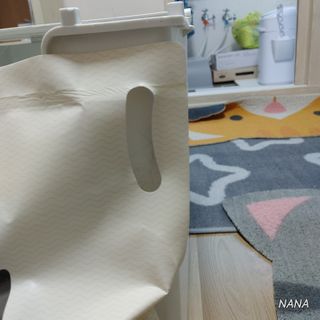 [샌드백] 프리미엄 벤토나이트 고양이모래 — 4.5점을 준 리뷰어가 2021년 1월 올린 사용 사진