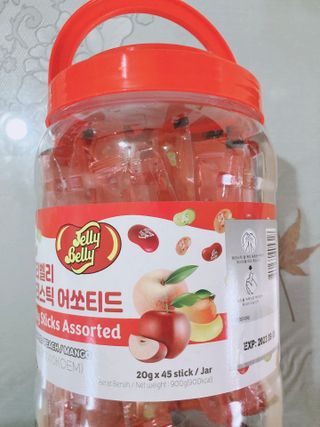 젤리벨리 젤리스틱 어쏘티드 900g — 4점을 준 리뷰어가 2022년 8월 올린 사용 사진