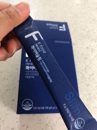 똥기사의 케이푸드 화이버슬림 — 4.5점을 준 리뷰어가 2021년 3월 올린 사용 사진
